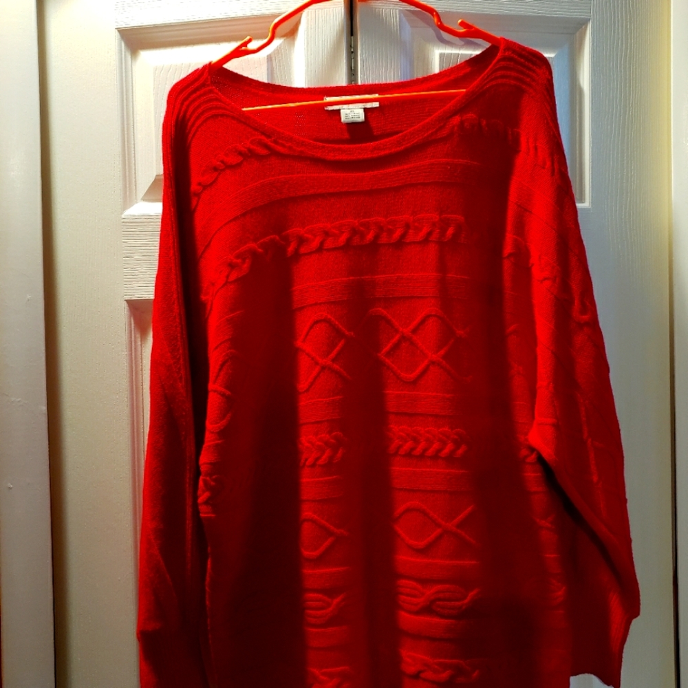 Liz Claiborne Red Sweater